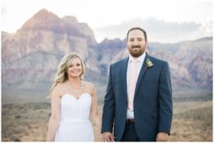 Ashley Brad Red Rock Canyon Wedding