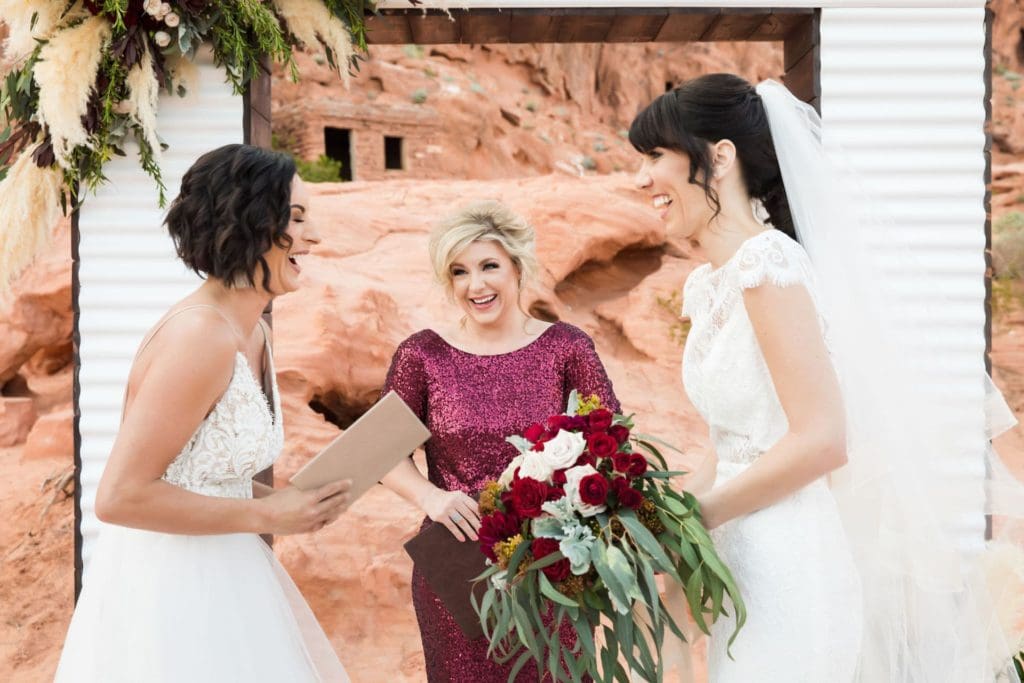 Marriage ceremony.